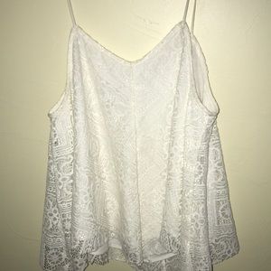 White lace top